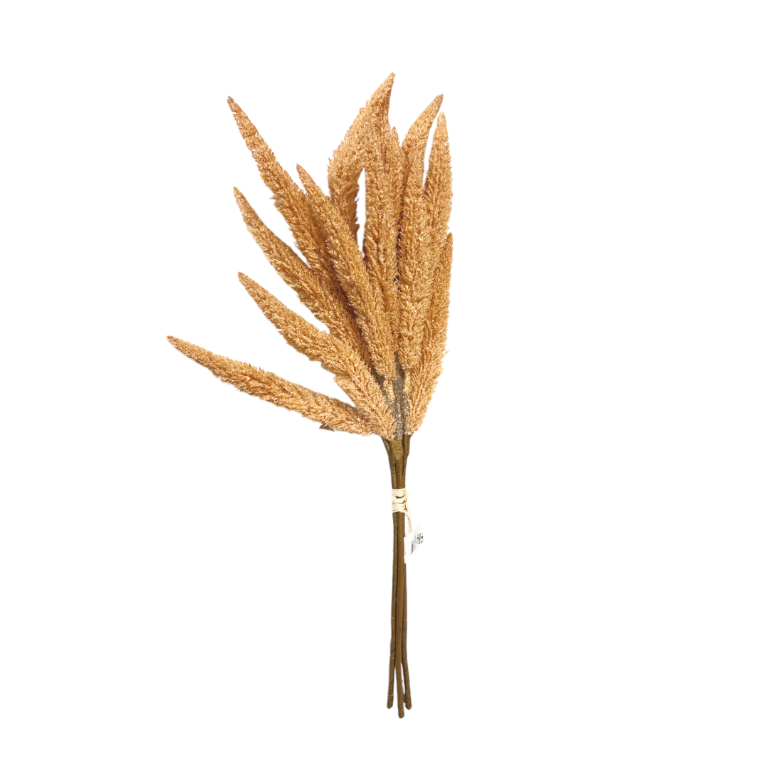 25 Inch Artificial Light Brown Millet Bundle - 3 Stems — Berry Hill
