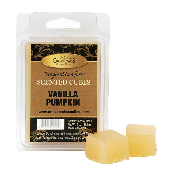 Crossroads Scented Wax Cubes - Vanilla Pumpkin