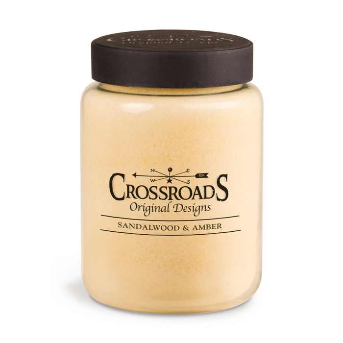 Crossroads 26oz Candle - Sandalwood & Amber