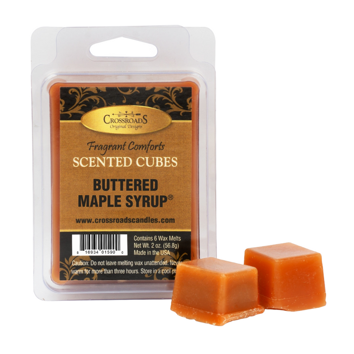 Crossroads Scented Wax Cubes - Buttered Maple Syrup