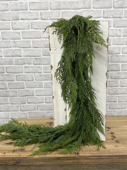 6 Foot Fresh Touch Cypress Garland