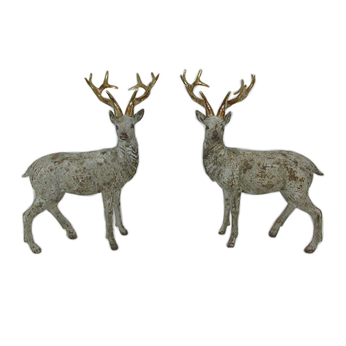 Rustic Reindeer Pair