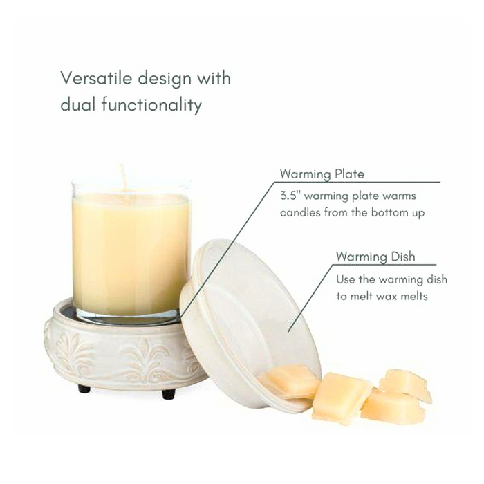 2-in-1 Fragrance Warmer - Sandstone