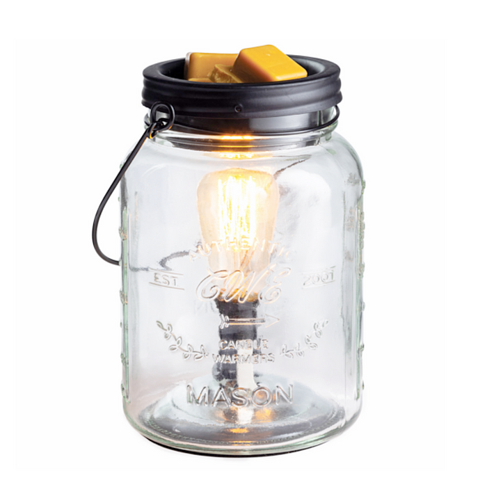 Vintage Bulb Illumination Fragrance Warmer - Mason Jar