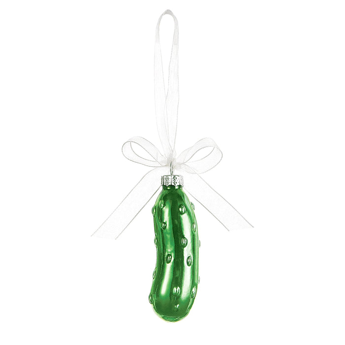 Glass Pickle Ornament in Gift Box