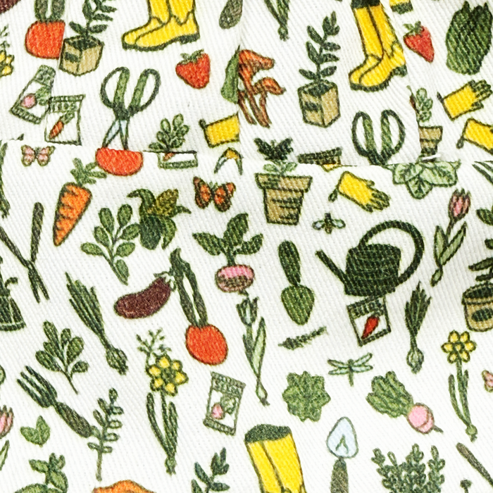 Garden Pattern Gardening Gloves - 1 Pair