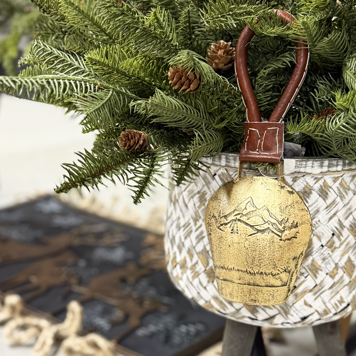 11.5" Gold Mountain Swiss Cow Bell