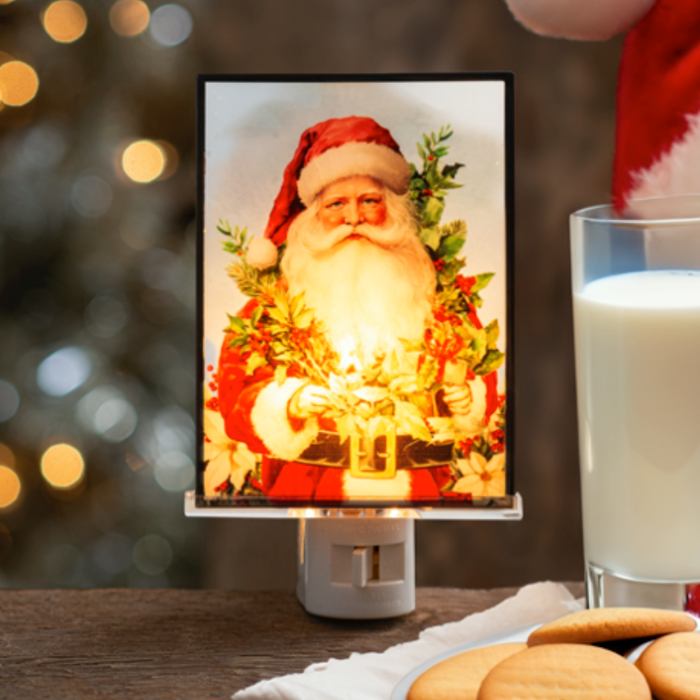 Vintage Santa Night Light
