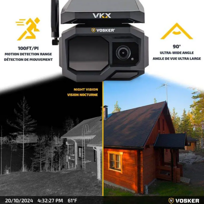 Vosker VKX Mobile Security Camera