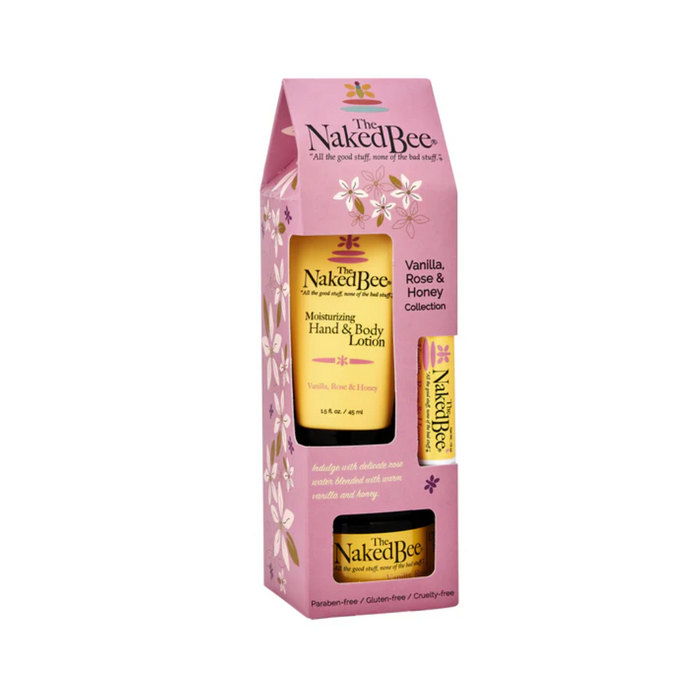 Naked Bee - Vanilla Rose & Honey Gift Collection