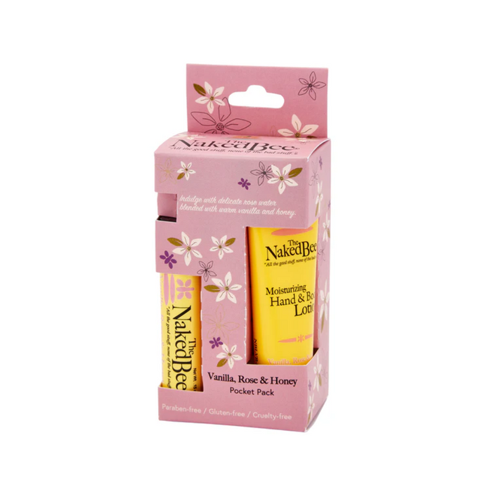 Naked Bee - Vanilla Rose & Honey Pocket Pack