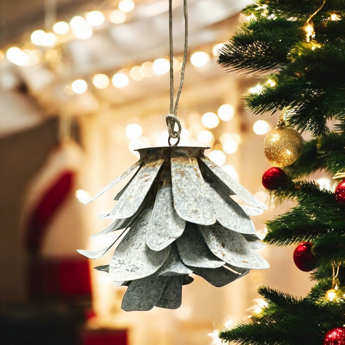 Small Iron Pinecone Ornament