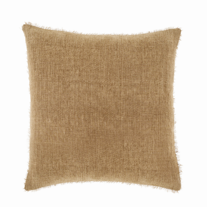 20x20 Lina Linen Pillow - Hazelnut