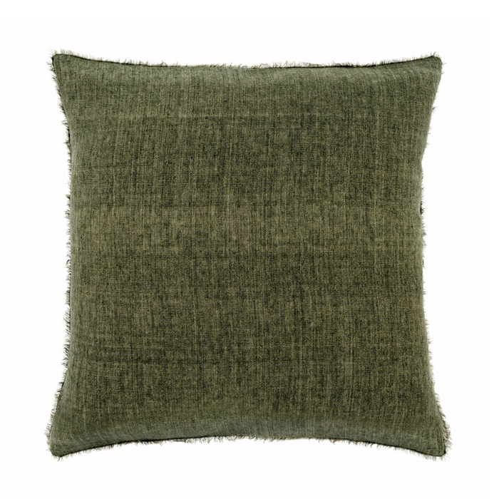 24x24 Lina Linen Pillow - Avocado