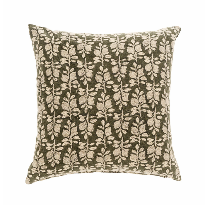 20x20 Arbor Block Print Pillow - Green