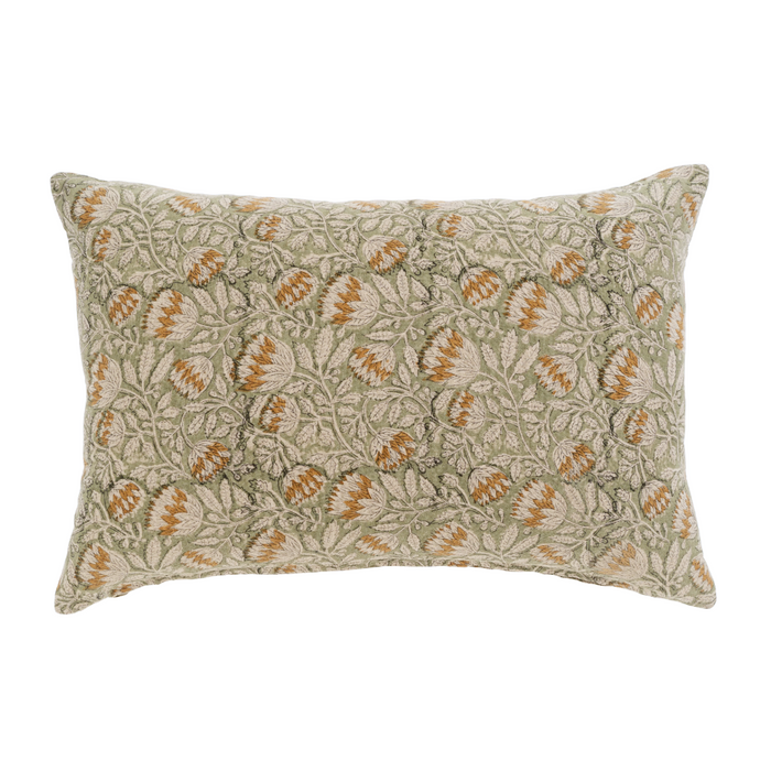 16x24 Varanasi Block Print Pillow