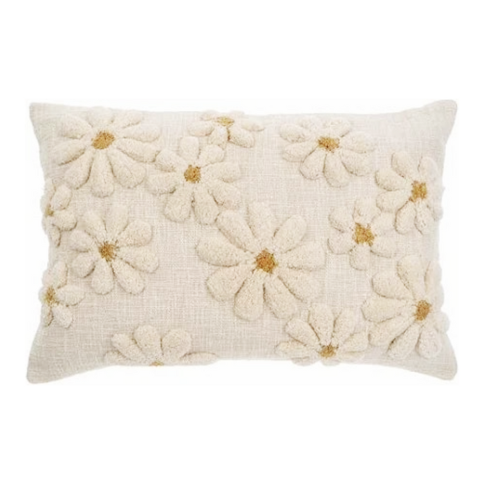 16x24 Tufted Daisy Pillow