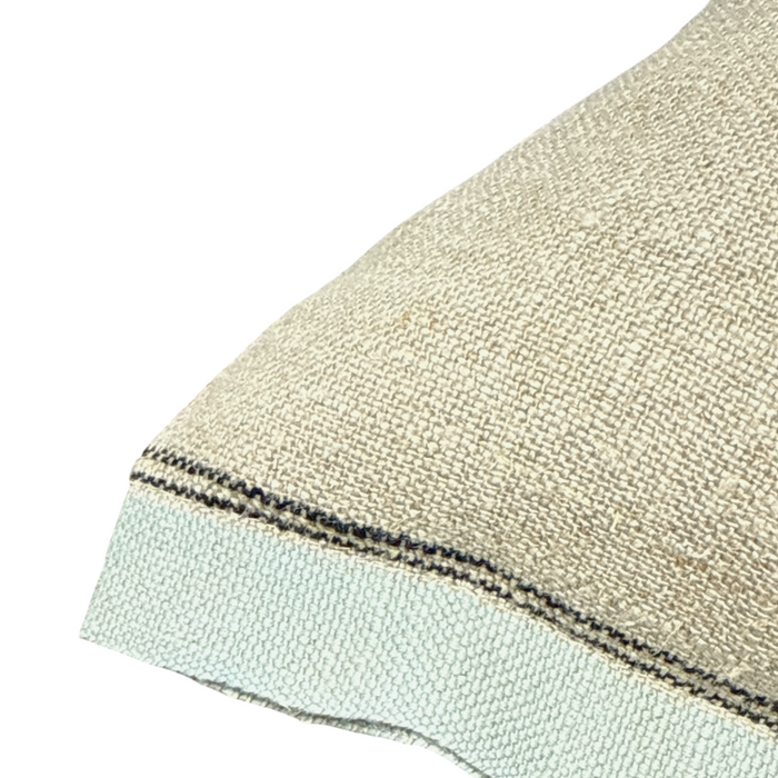 20x20 Selvage Linen Pillow - Sky Blue