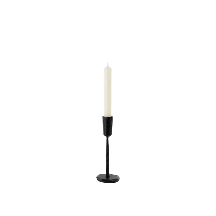 Luna Forged Candlestick Small - Black