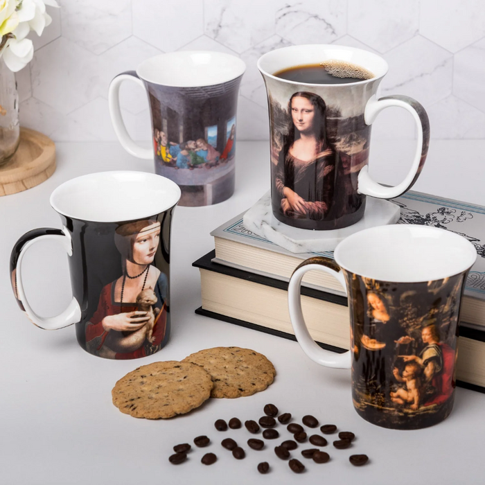 Davinci Boxed Set of 4 Mugs