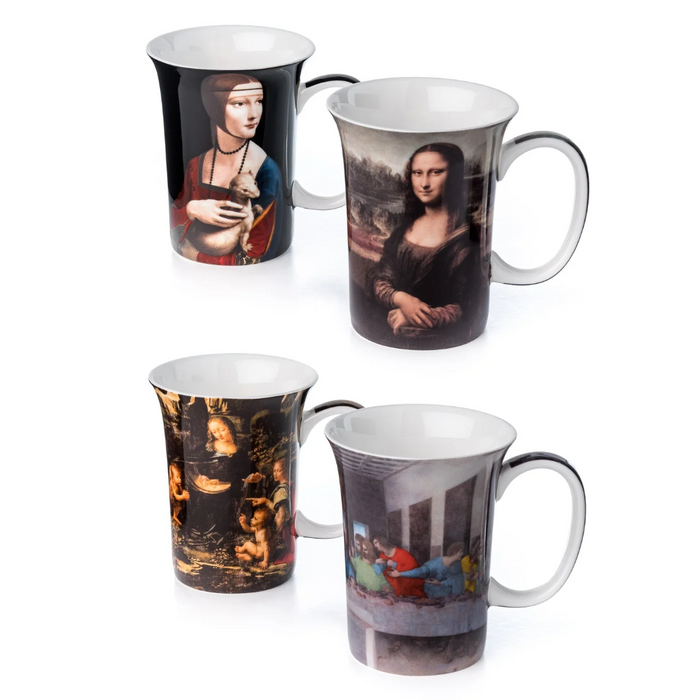 Davinci Boxed Set of 4 Mugs