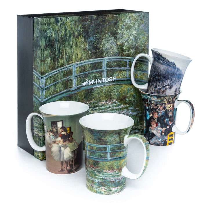 Impressionists Mug Set of 4