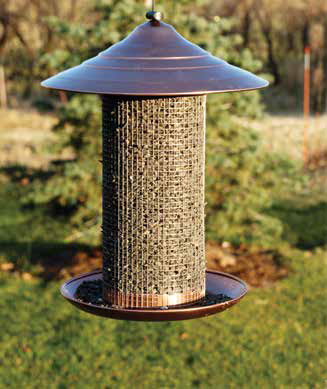 3 lbs. Brished Copper Sunflower Feeder - WoodlinkBerry Hill - Country Living Products