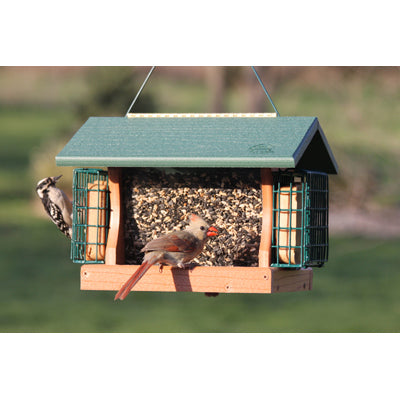 Going Green™ 5 lbs. Large Premier Feeder with Suet Cages - WoodlinkBerry Hill - Country Living Products