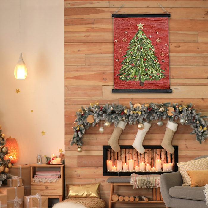 Crinkle Paper Wall Hanger - TREE