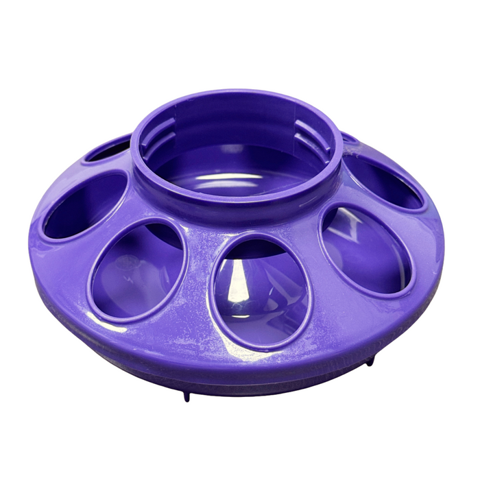 Plastic Quart Feeder Base - Purple