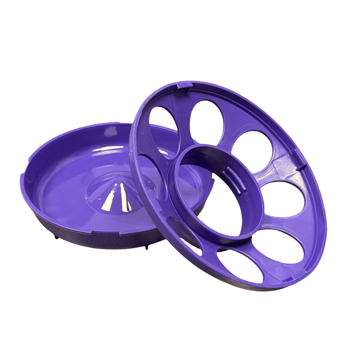 Plastic Quart Feeder Base - Purple