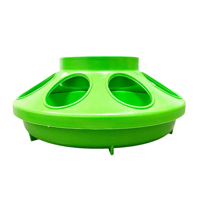 Plastic Quart Feeder Base - Green