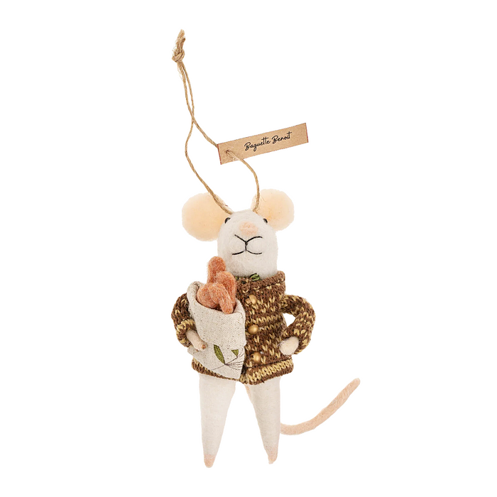 Baguette Benoit Mouse Ornament