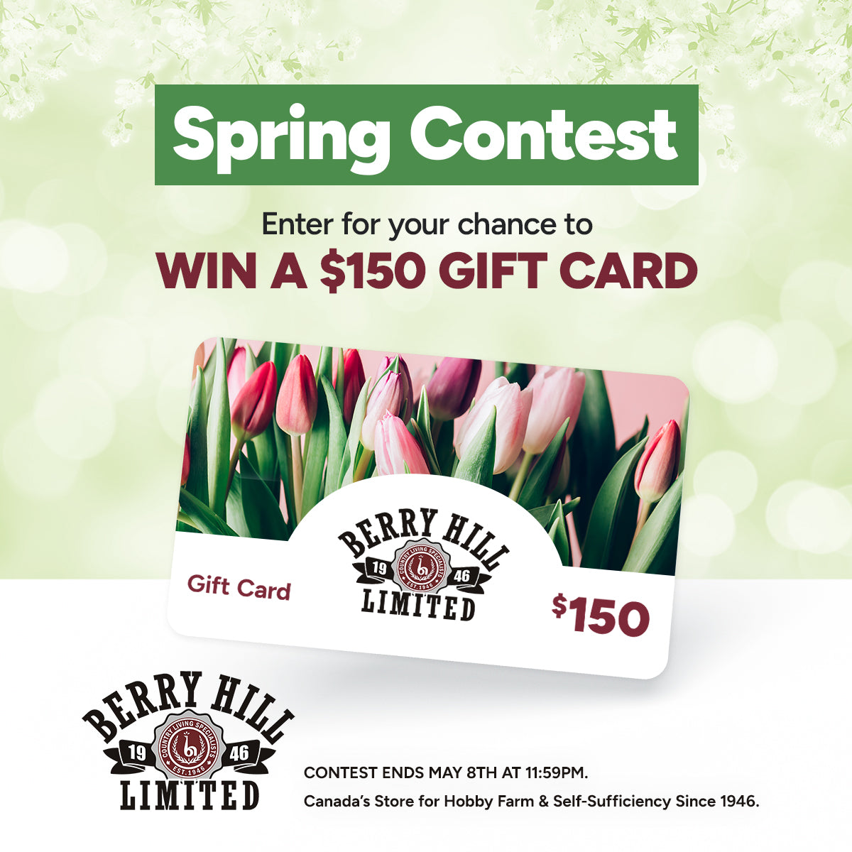 ENTER NOW FOR YOUR CHANCE TO WIN