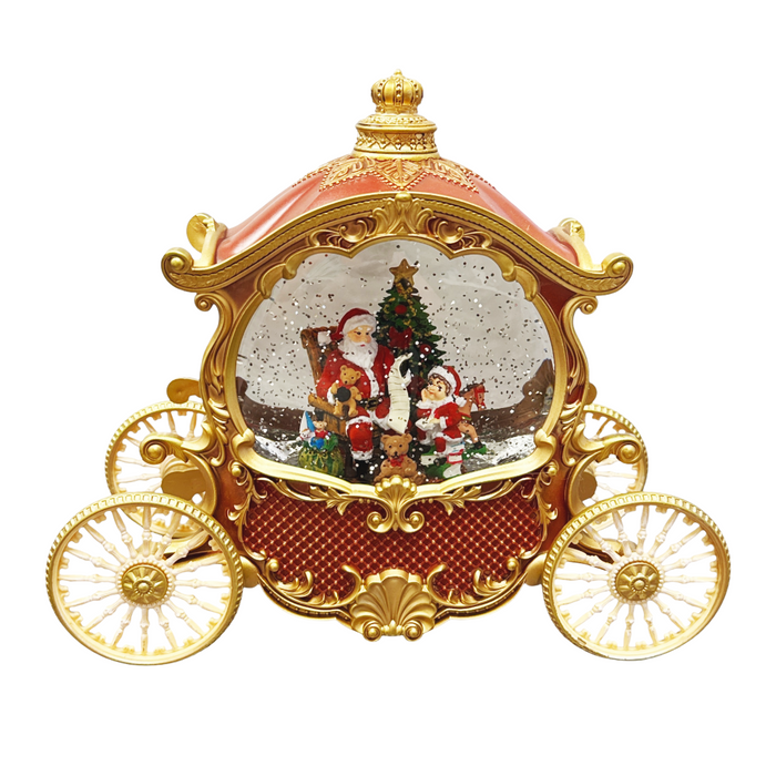 10.25" LED Old-Style Carriage Water Globe