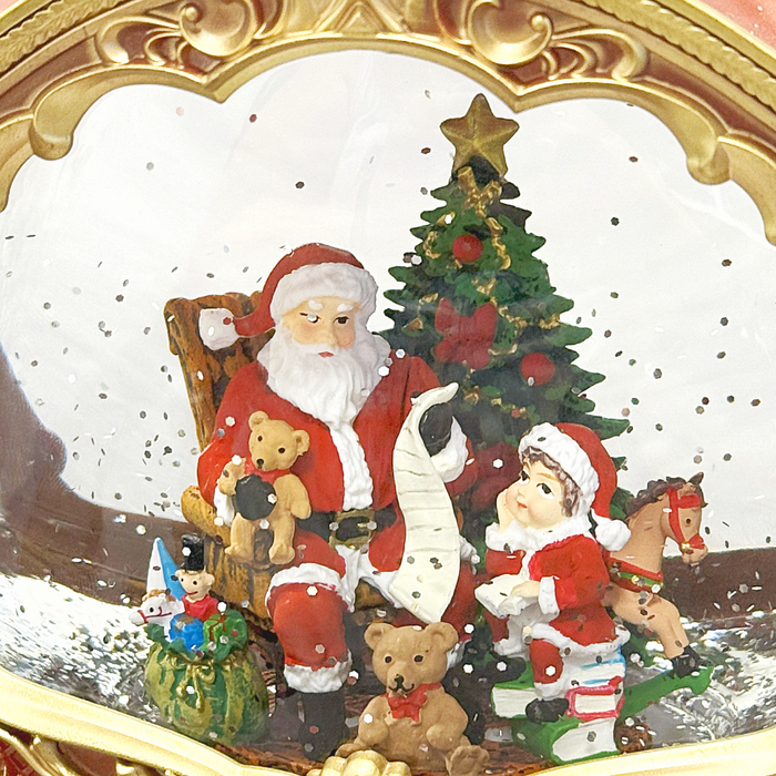 10.25" LED Old-Style Carriage Water Globe