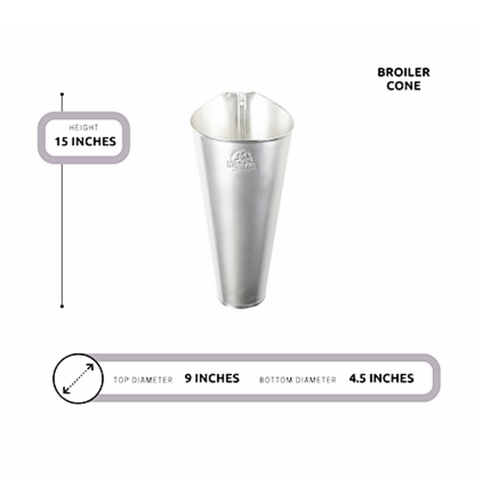 Featherman Stainless Steel Broiler Kill Cone