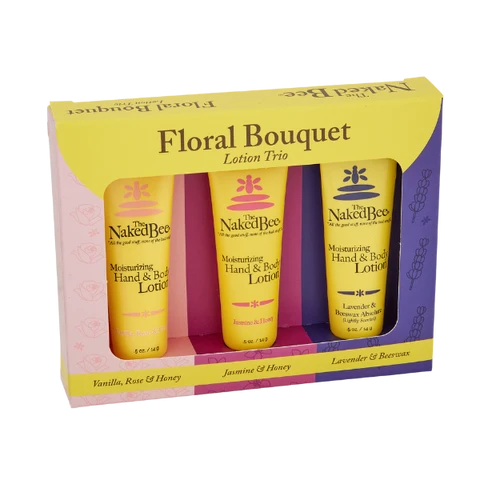 Naked Bee - Floral Bouquet Lotion Trio