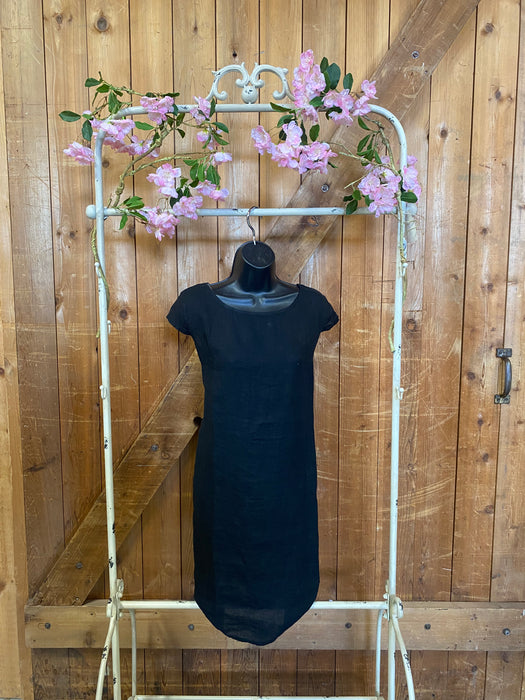 Linen Black Dress