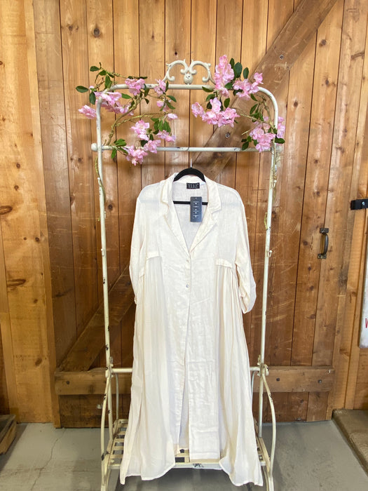 Cream Long Smock