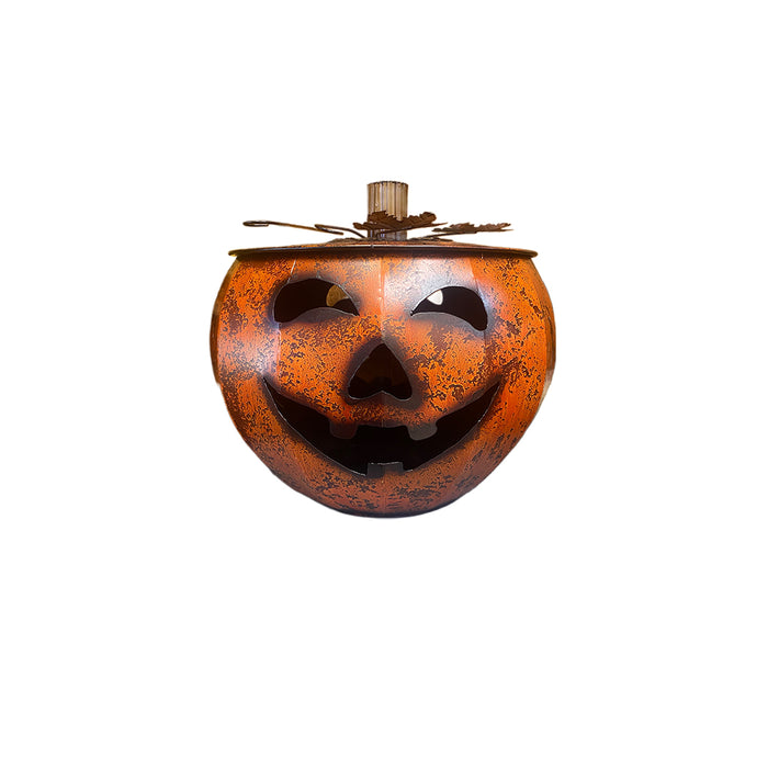 Metal Jack-O-Lantern Halloween Décor