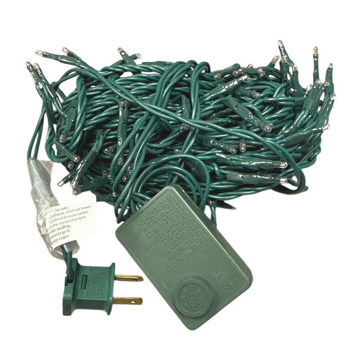 Twinkle Lights with Green Cord - 140 Lights