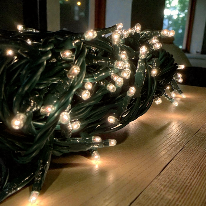 Twinkle Lights with Green Cord - 140 Lights