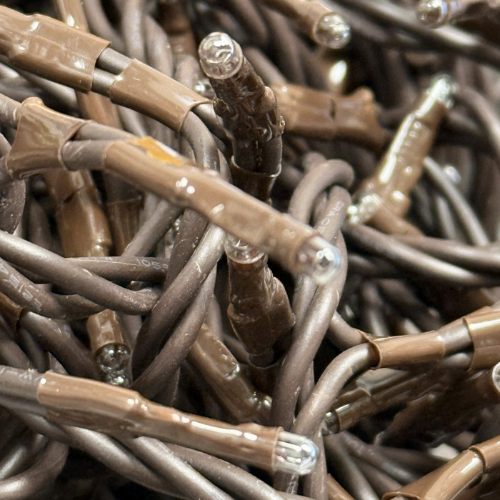 Twinkle Lights with  Brown Cord - 140 Lights