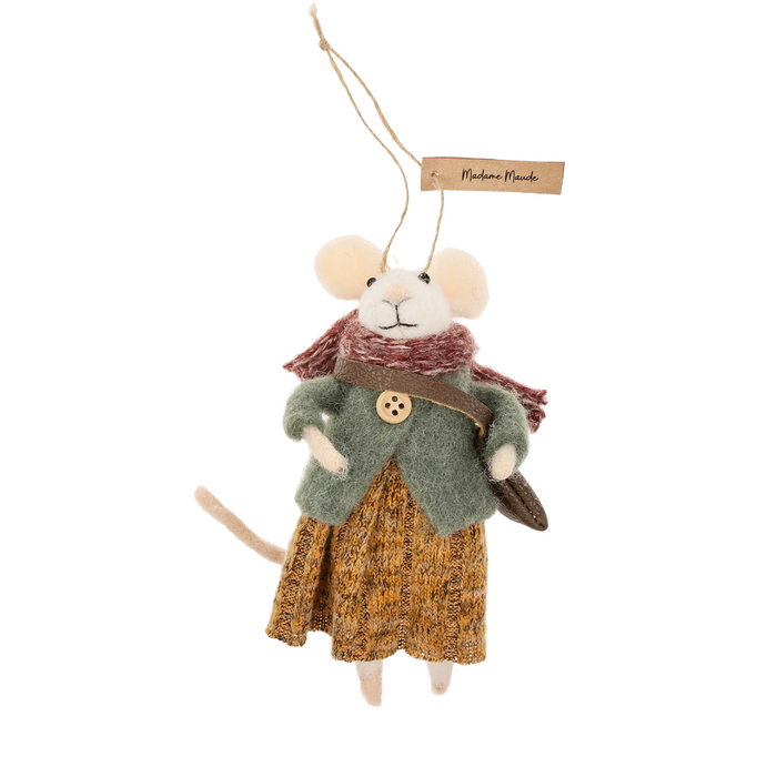 Madame Maude Mouse Ornament