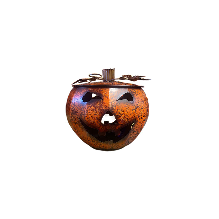 Metal Jack-O-Lantern Halloween Décor