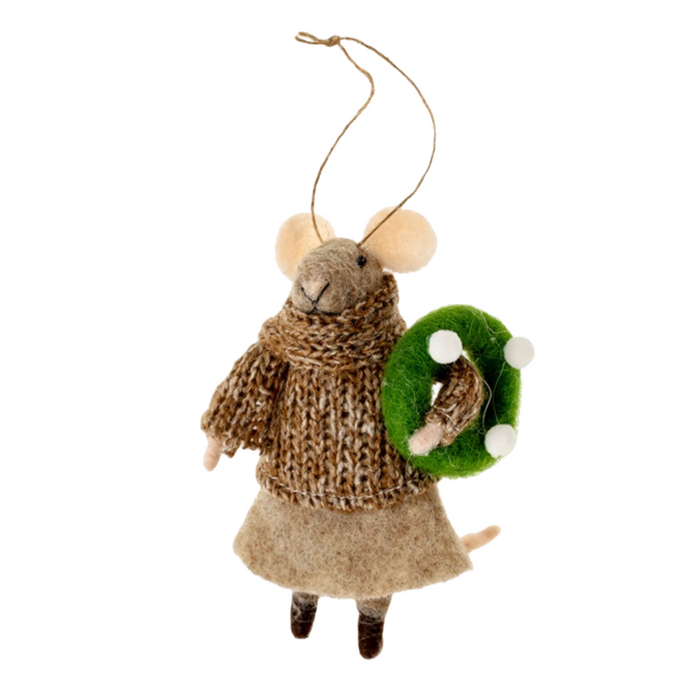 Midwinter Melinda Mouse Ornament