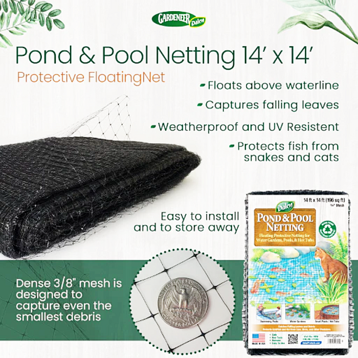 Pond & Pool Netting - 14' x 14'