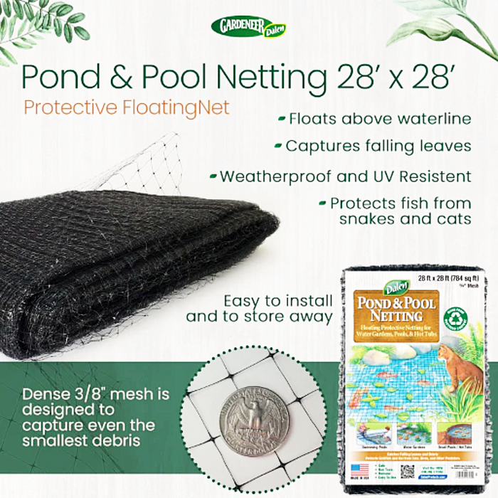 Pond & Pool Netting - 28' x 28'