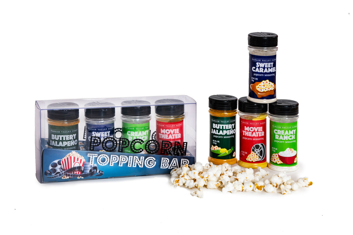 Classic Popcorn Topping Bar — Berry Hill